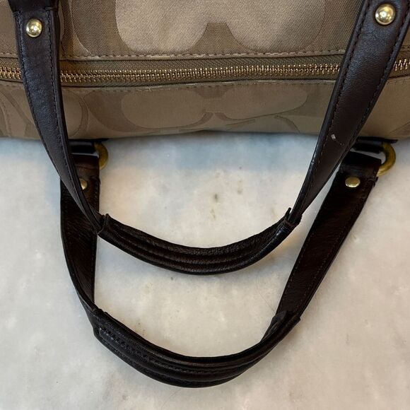 Coach Campbell Signature Logo Satchel Bag - Picture 12 of 16